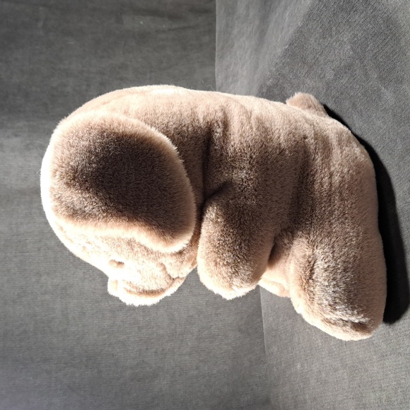 Vintage Gund Hamlet Pig Dusty Rose Plush Stuffed Animal 10" x 7" x 7" VG- 1980 - Picture 3 of 10